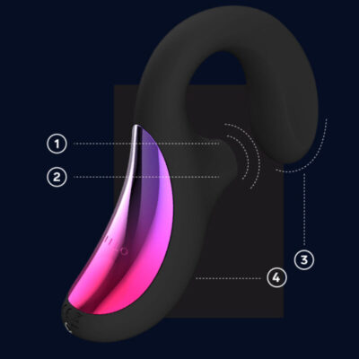 Lelo - enigma cruise duplo estimulao sonic massager preto lelo caliente. Pt