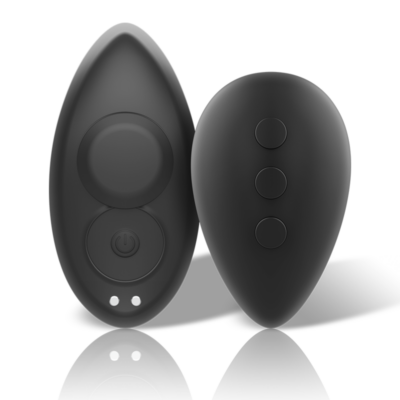 Alternative view of BLACK&SILVER - CALA VIBRADORA DE SILICONE RECARREGVEL PRESTON PRETA