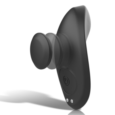 Black&silver - cala vibradora de silicone recarregvel preston preta black&silver caliente. Pt