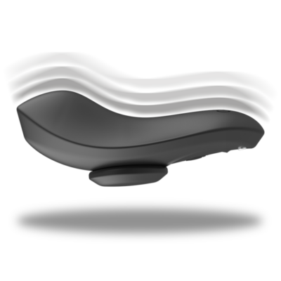 Black&silver - cala vibradora de silicone recarregvel preston preta black&silver caliente. Pt