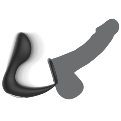 Black&silver - massager anal com controle remoto silicone recarregvel preto black&silver caliente. Pt