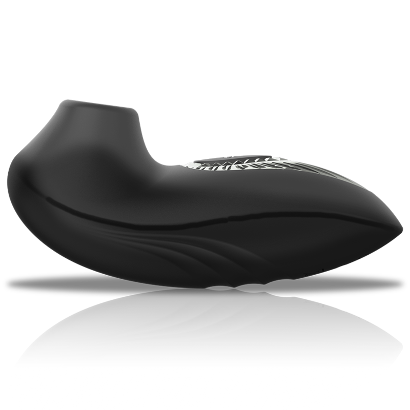 BLACK&SILVER - DRAKE DELUXE SUCKING VIBE SILICONE RECARREGÁVEL PRETO 4 Black&silver - drake deluxe sucking vibe silicone recarregável preto - image 4