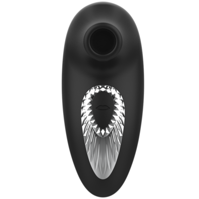 Alternative view of BLACK&SILVER - DRAKE DELUXE SUCKING VIBE SILICONE RECARREGÁVEL PRETO