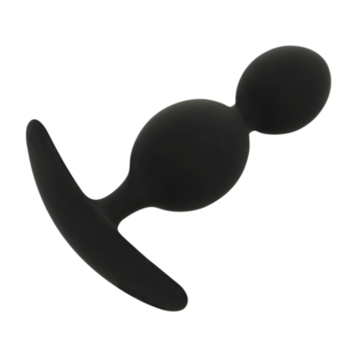 Alternative view of BLACK&SILVER - ORSON PLUG SILICONE 2 ONDAS ANAIS 9 CM