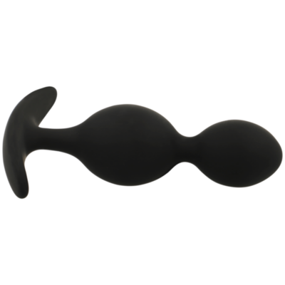 Black&silver - orson plug silicone 2 ondas anais 9 cm - image 3