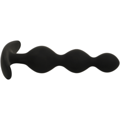Black&silver - corrente de bola anal rupert 10 cm black&silver caliente. Pt