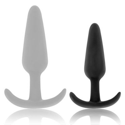Black&silver - plug anal de silicone hansel com cabo pequeno - image 3