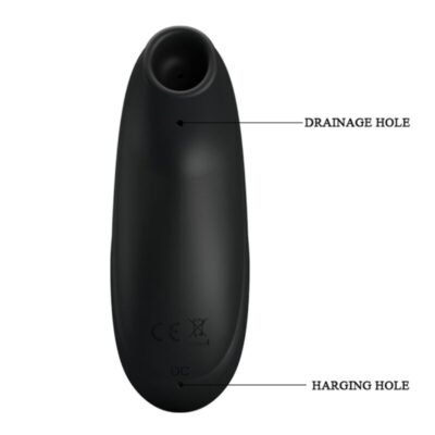 Pretty love - massageador de sucção recarregável de luxo preto pretty love c-type caliente. Pt