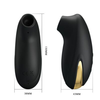 Pretty love - massageador de sucção recarregável de luxo preto pretty love c-type caliente. Pt
