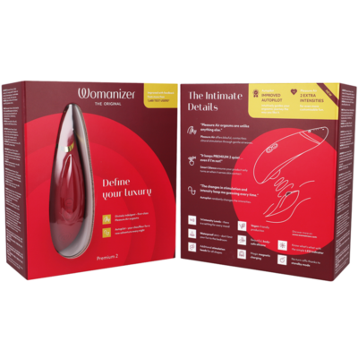 Womanizer - premium 2 estimulador clitorial bordeaux womanizer caliente. Pt