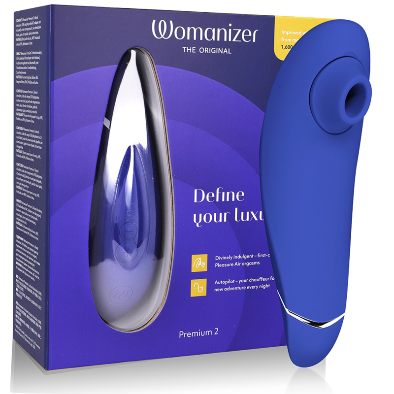 WOMANIZER - PREMIUM 2 ESTIMULADOR CLITORIAL BLUEBERRY 1 Womanizer - premium 2 estimulador clitorial blueberry