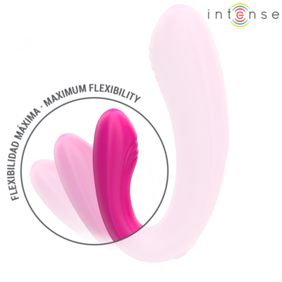 Intense - janet dual estimulador em u e vibrador com controle remoto rosa intense couples toys caliente. Pt