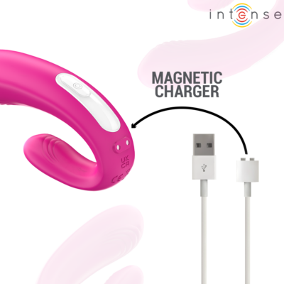 Intense - janet dual estimulador em u e vibrador com controle remoto rosa intense couples toys caliente. Pt