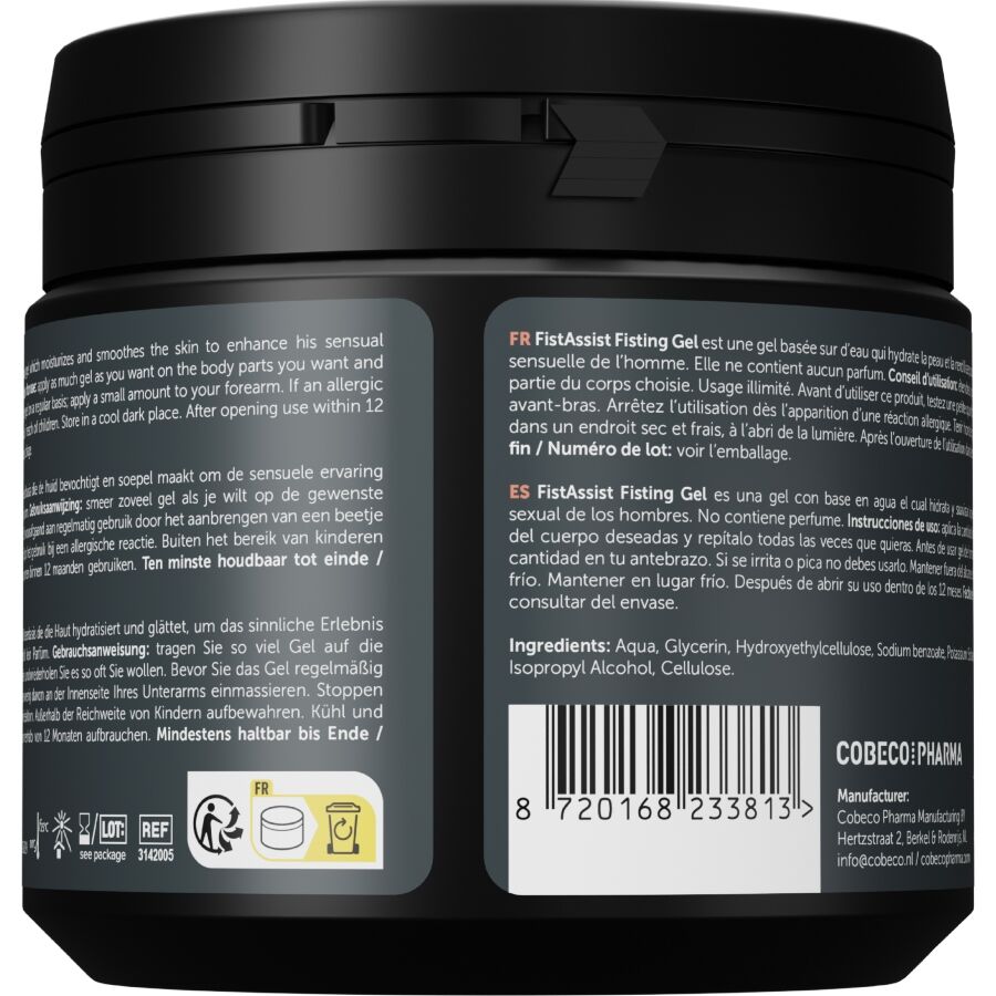 COBECO - FIST ASSIST FISTING GEL EXTRA GROSSO À BASE DE ÁGUA 500 ML 2 Cobeco - fist assist fisting gel extra grosso à base de água 500 ml - image 2