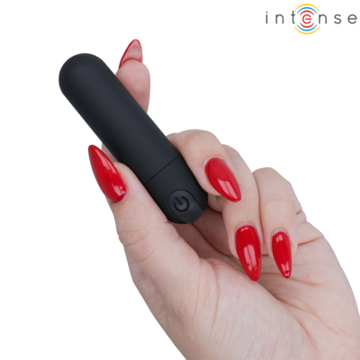 Alternative view of INTENSE - KAREN MINI VIBRATÓRIO BULLET RECARREGÁVEL PRETO