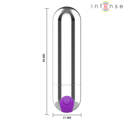 Intense - karen mini vibratório recarregável prata intense fun caliente. Pt