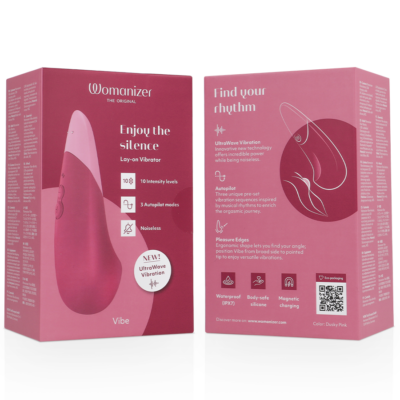 Womanizer - vibe vibe vibrador silencioso de uso interno rosa escuro womanizer caliente. Pt