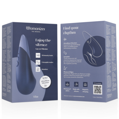 Womanizer - vibe vibe vibrador silencioso de uso azul escuro womanizer caliente. Pt