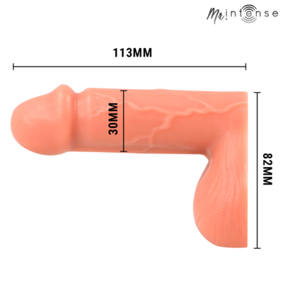 Mr intense - floppy packer pênis flacido realista com testículos tamanho p mr. Intense dildos caliente. Pt