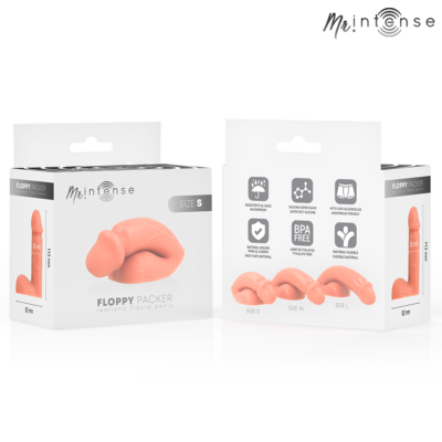Mr intense - floppy packer pênis flacido realista com testículos tamanho p mr. Intense dildos caliente. Pt