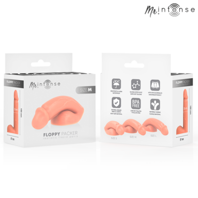 Mr intense - floppy packer pênis flacido realista com testículos tamanho m mr. Intense dildos caliente. Pt