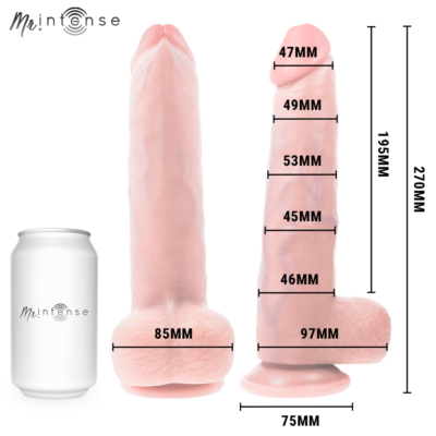 Mr intense - neeson pênis ultra-realista com testículos 27 cm - ø 5,6 cm mr. Intense caliente. Pt