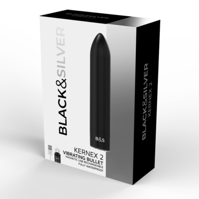 Black&silver - bala vibrante kernex 2 preto black&silver caliente. Pt