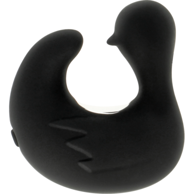 Black&silver - dedal de pato estimulante de silicone recarregável duckymania black&silver caliente. Pt