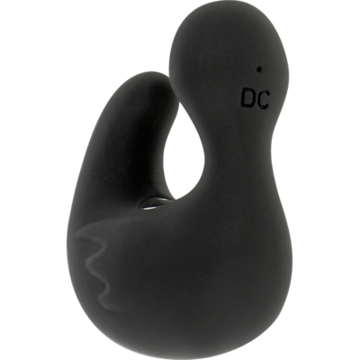 Black&silver - dedal de pato estimulante de silicone recarregável duckymania black&silver caliente. Pt