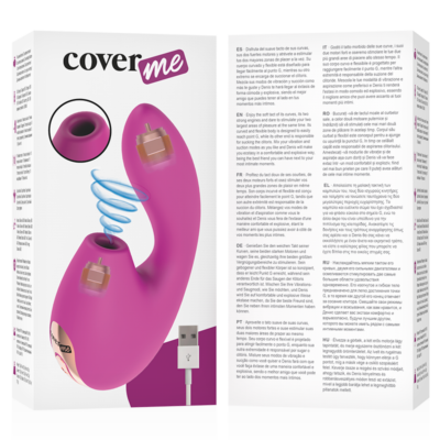 Coverme - sucção de clitóris e vibrador poderoso para ponto g coverme caliente. Pt
