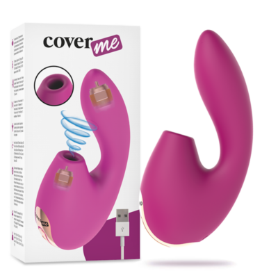 COVERME - SUCÇÃO DE CLITÓRIS E VIBRADOR PODEROSO PARA PONTO G