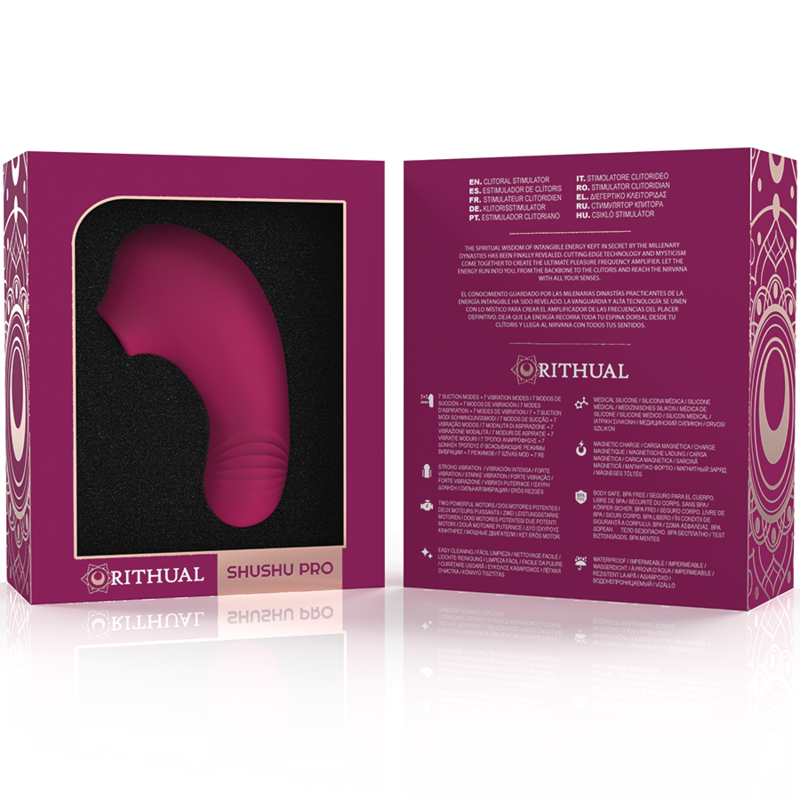 RITHUAL - ESTIMULADOR DE CLITÓRIS DE BOLSO SHUSHU PRO 2 PODEROSOS MOTORES ORQUÍDEA 6 Rithual - estimulador de clitóris de bolso shushu pro 2 poderosos motores orquídea - image 6