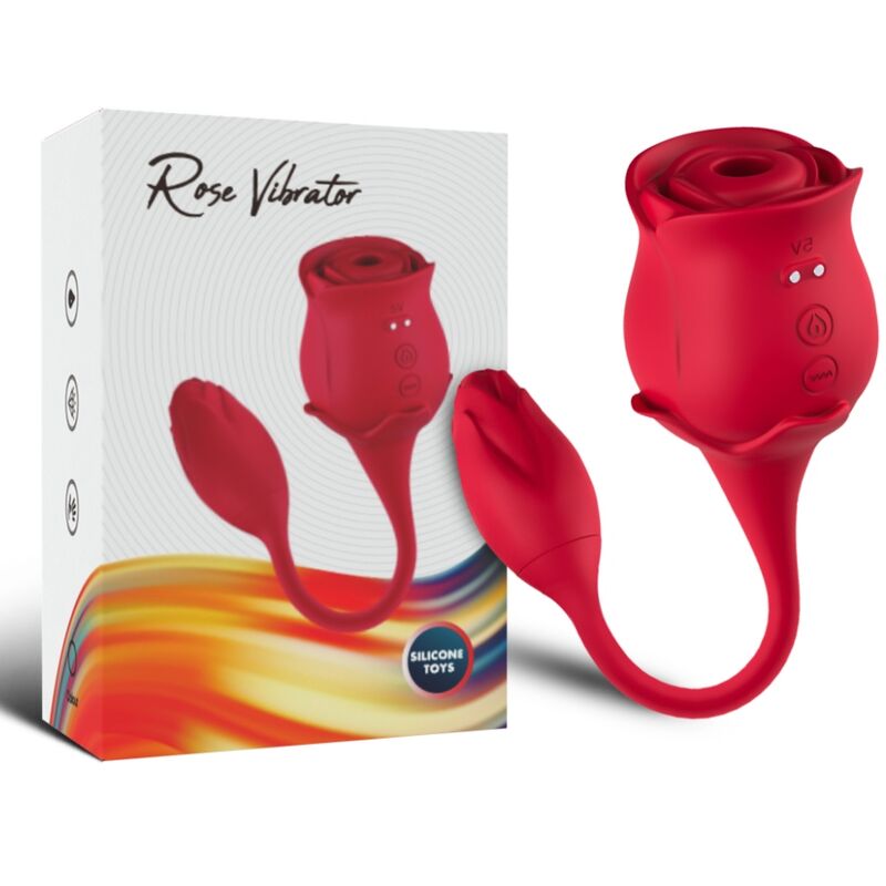ARMONY - SUCKER DE CLITÓRIS ROSA E VIBRADOR 10 MODOS VERMELHO 1 Armony - sucker de clitóris rosa e vibrador 10 modos vermelho