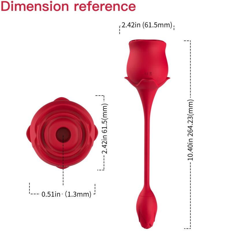ARMONY - SUCKER DE CLITÓRIS ROSA E VIBRADOR 10 MODOS VERMELHO 4 Armony - sucker de clitóris rosa e vibrador 10 modos vermelho - image 4