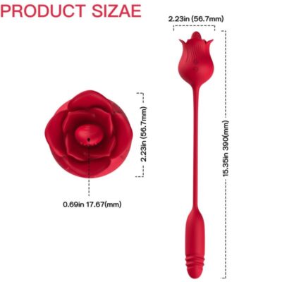 Armony - roselip licking vibrando clitório e vibrador vermelho armony stimulators caliente. Pt