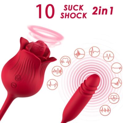 Alternative view of ARMONY - ROSELIP LICKING VIBRANDO CLITÓRIO E VIBRADOR VERMELHO