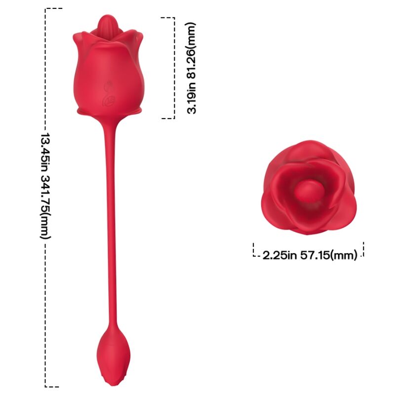 ARMONY - ESTIMULADOR DE SUCÇÃO E VIBRADOR 2 EM 1 ROSA 10 MODOS COM CAUDA VERMELHA 4 Armony - estimulador de sucção e vibrador 2 em 1 rosa 10 modos com cauda vermelha - image 4