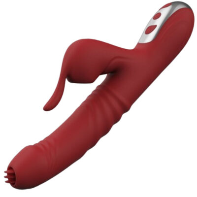 Armony - vibrador e sucção com língua estimulante burgundy - image 4