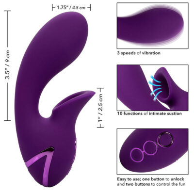 Calexotics - estimulador e succionador huntington beach heartbreaker roxo da california dreaming calexotics caliente. Pt