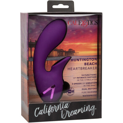 Calexotics - estimulador e succionador huntington beach heartbreaker roxo da california dreaming calexotics caliente. Pt