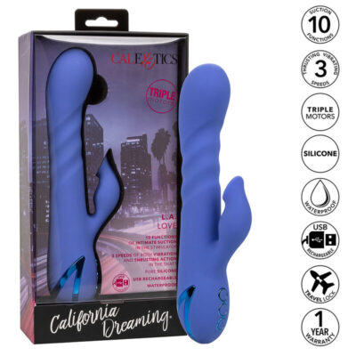 Alternative view of CALEXOTICS - LA LOVE VIBRADOR E SUCÇÃO AZUL DA CALIFORNIA DREAMING