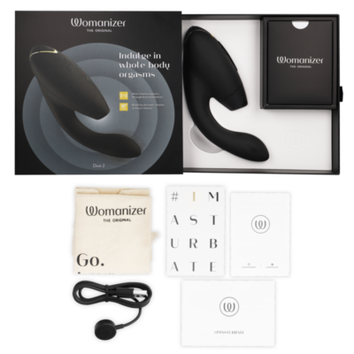 Womanizer - duo 2 estimulador preto womanizer caliente. Pt