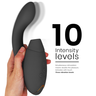 Womanizer - duo 2 estimulador preto womanizer caliente. Pt