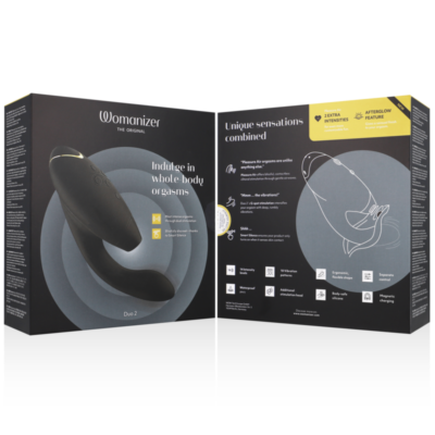 Womanizer - duo 2 estimulador preto womanizer caliente. Pt