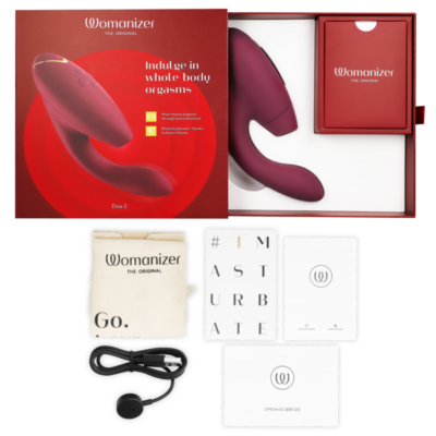 Womanizer - duo 2 estimulador bordeaux womanizer caliente. Pt