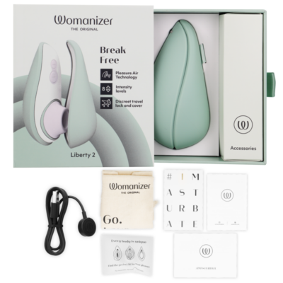 Womanizer - liberty 2 estimulador de clitóris e sucção verde claro womanizer caliente. Pt