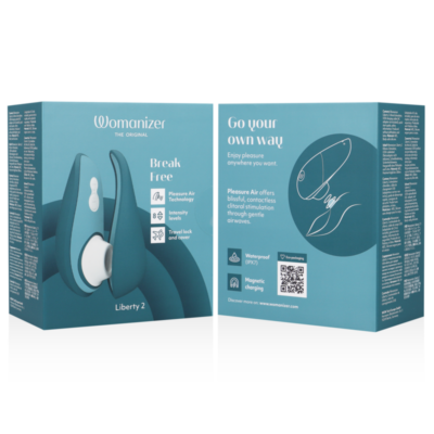 Womanizer - liberty 2 estimulador de clitóris e sucção azul womanizer caliente. Pt