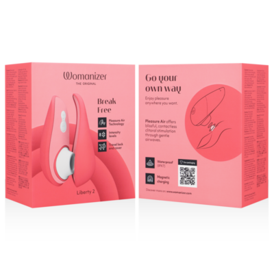 Womanizer - liberty 2 estimulador de clitóris e sucção rosa womanizer caliente. Pt