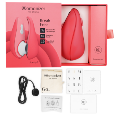 Womanizer - liberty 2 estimulador de clitóris e sucção rosa womanizer caliente. Pt