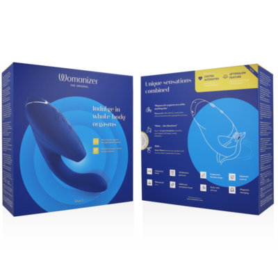 Womanizer - duo 2 estimulador azul womanizer caliente. Pt